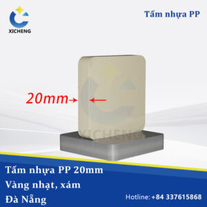 Tấm nhựa PP 20mm Vàng nhạt, xám Đà Nẵng