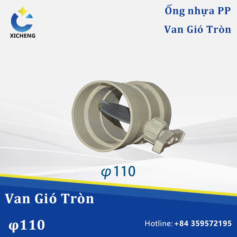 Van Gió Nhựa PP φ110