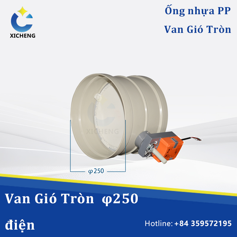 Van Gió Tròn φ250