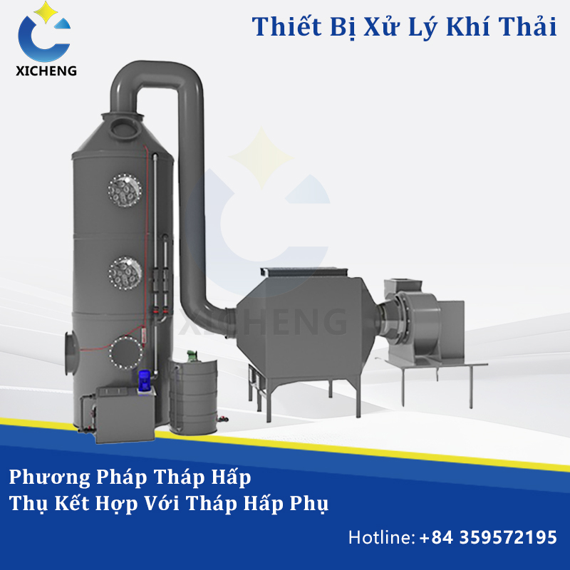 Phương Pháp Tháp Hấp Thụ Kết Hợp Với Tháp Hấp Phụ-1