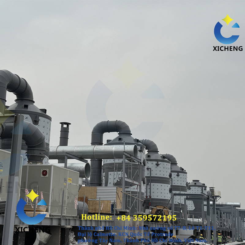 Tháp Hấp Thụ Bằng Nhựa PP