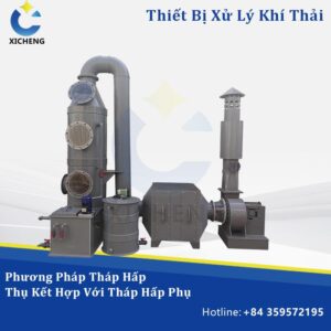 Phương Pháp Tháp Hấp Thụ Kết Hợp Với Tháp Hấp Phụ...