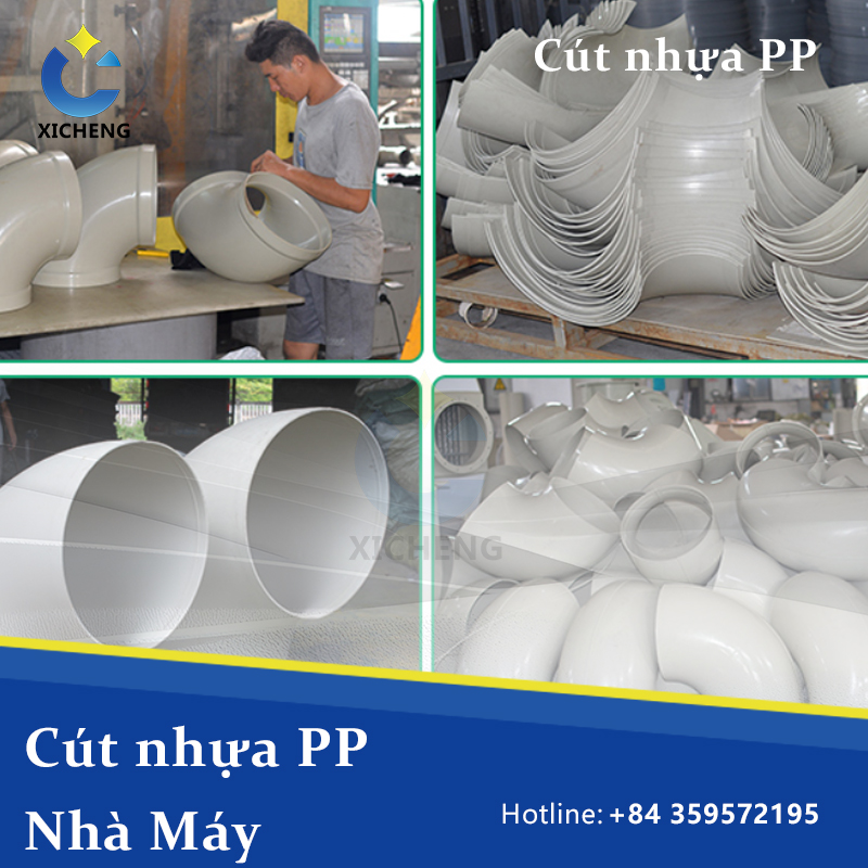 Cút nhựa PP nhà máy