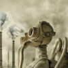 Industrial waste gas pollution