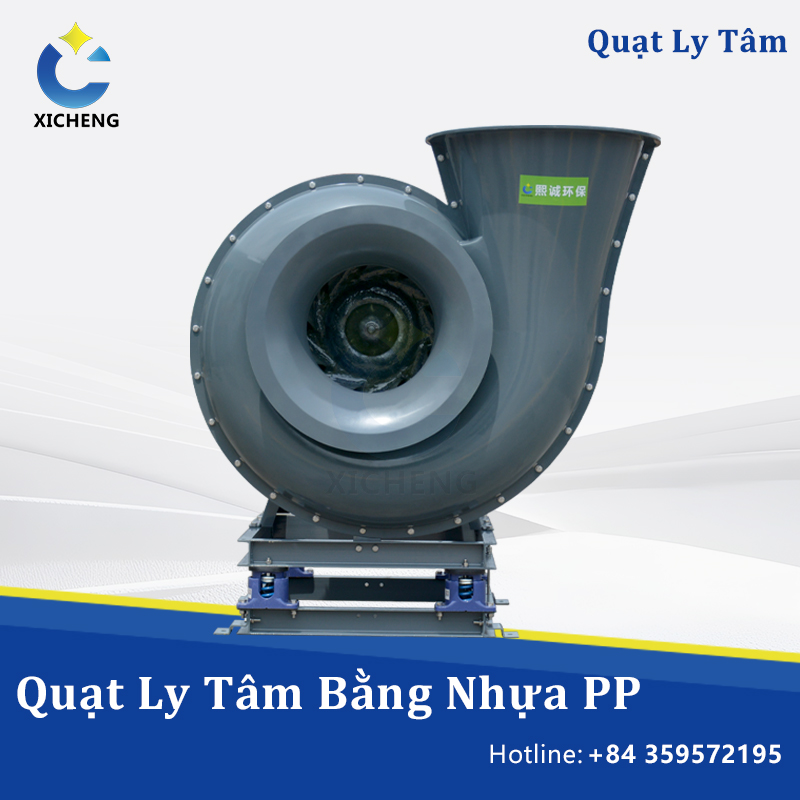 Quạt Ly Tâm Bằng Nhựa PP Đà Nẵng