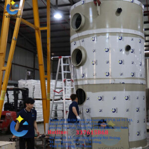 Tháp hấp thụ xử lý khí thải Bắc Ninh