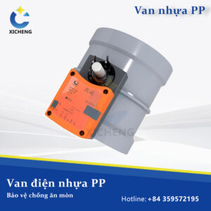 Van điện điều khiển gió bằng nhựa PP