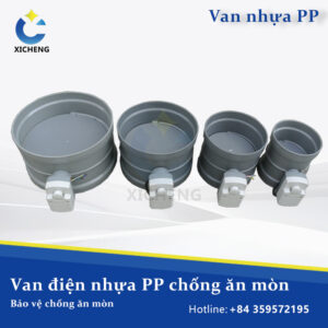 Van điện nhựa PP chống ăn mòn
